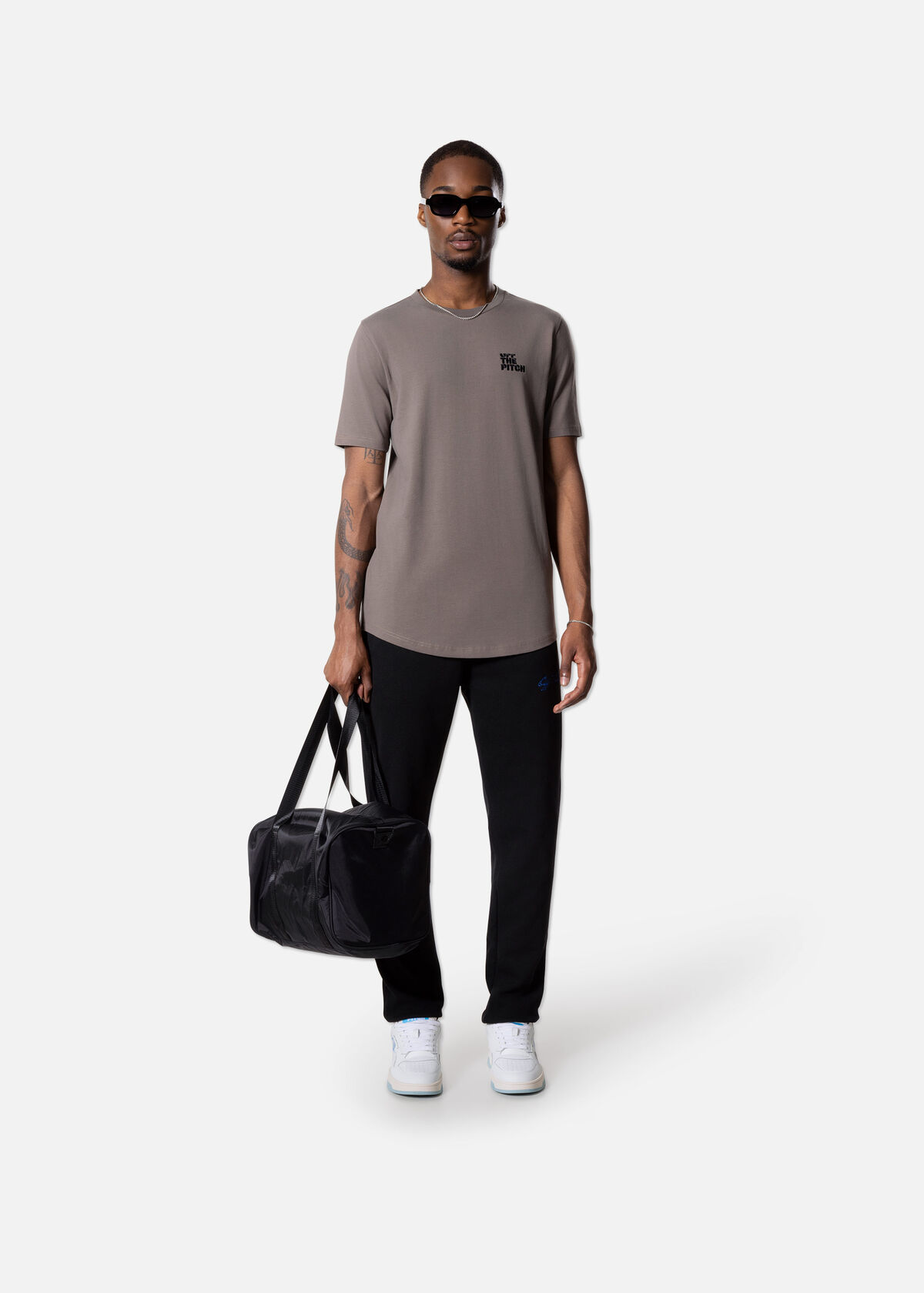 Triple Slim Fit Tee, Dark green, hi-res