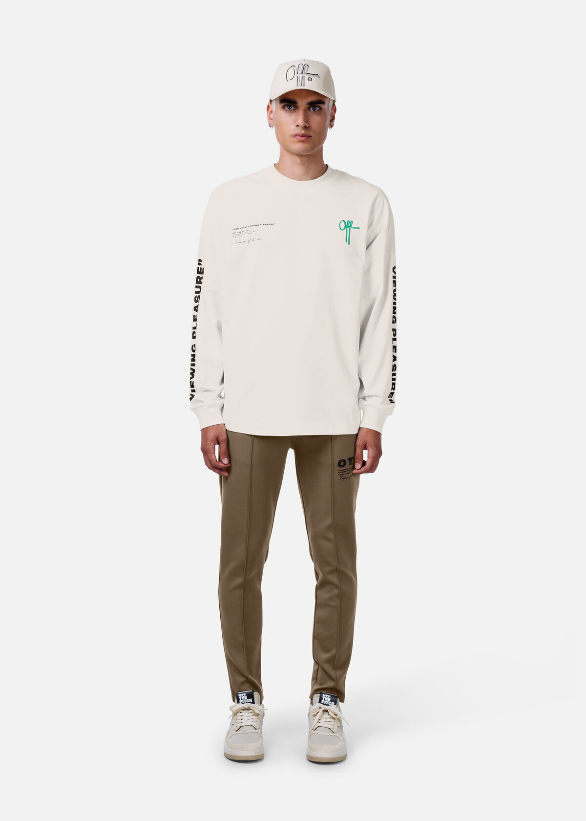 Neo Oversized LS Tee, Off white, hi-res