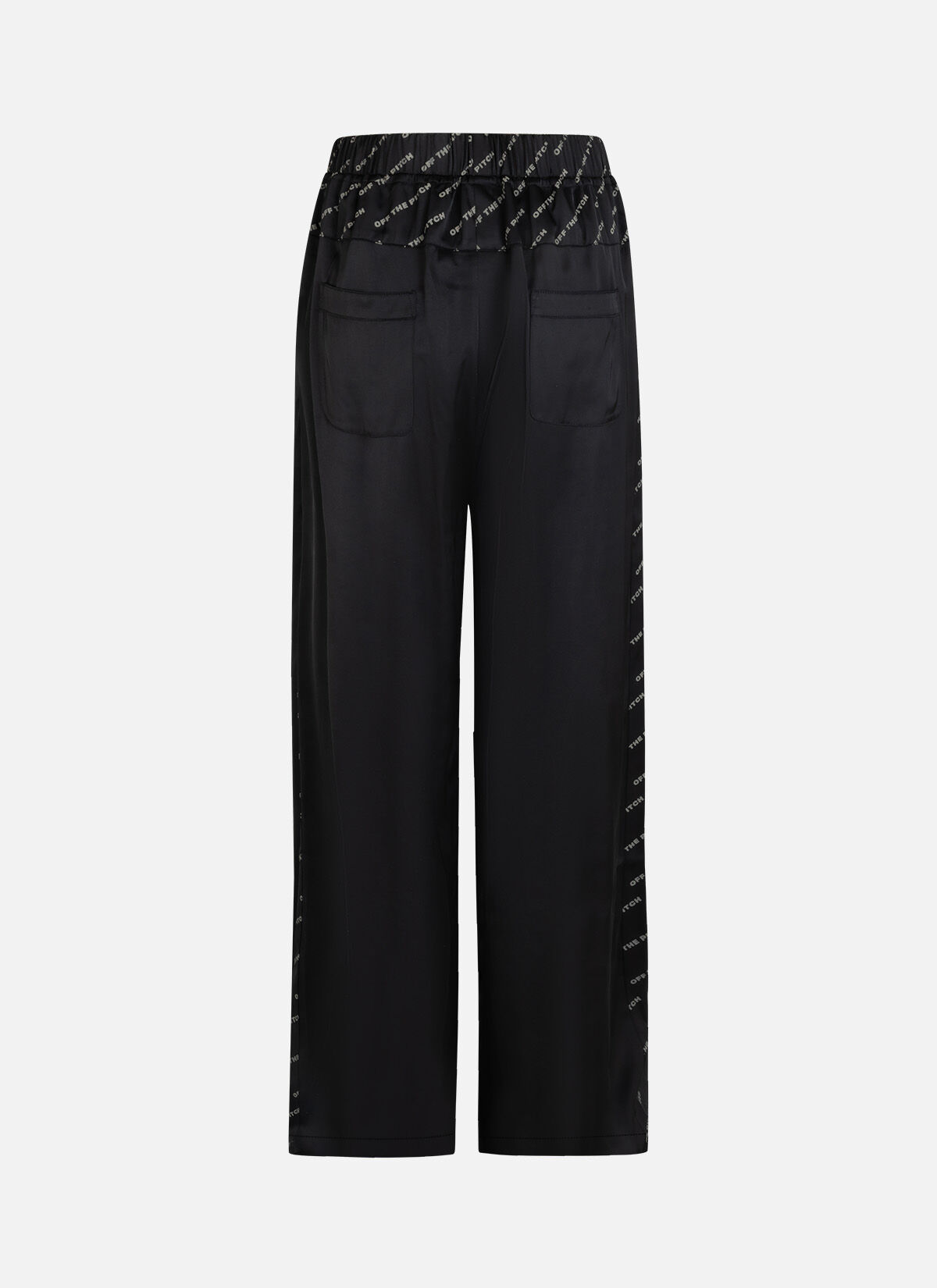 Satin Paige Pants, Black, hi-res