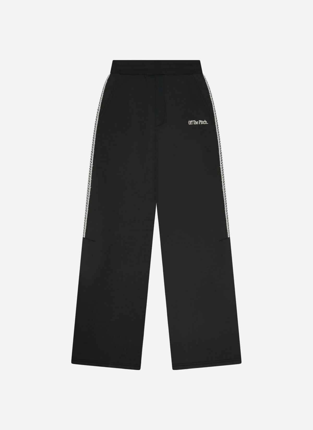 Adorment Straight Leg Joggers, Black, hi-res