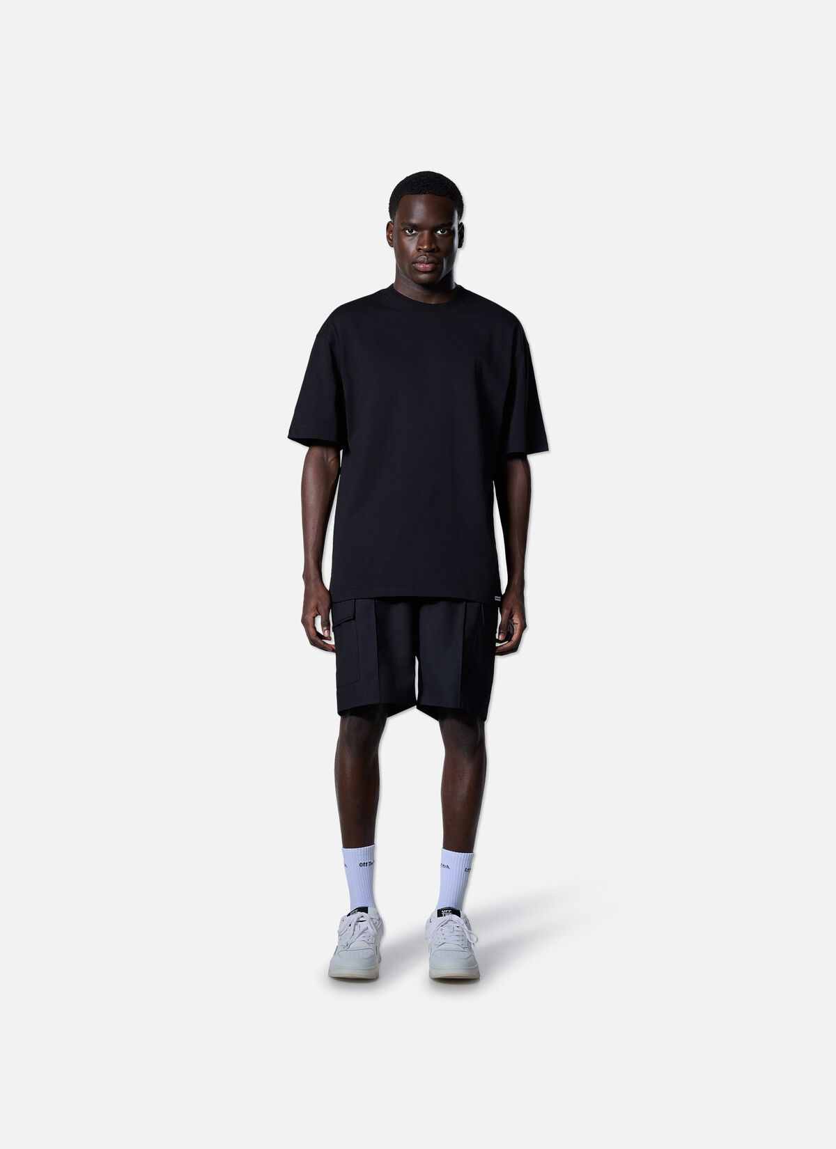 Lit Loose Fit Tee, Black, hi-res