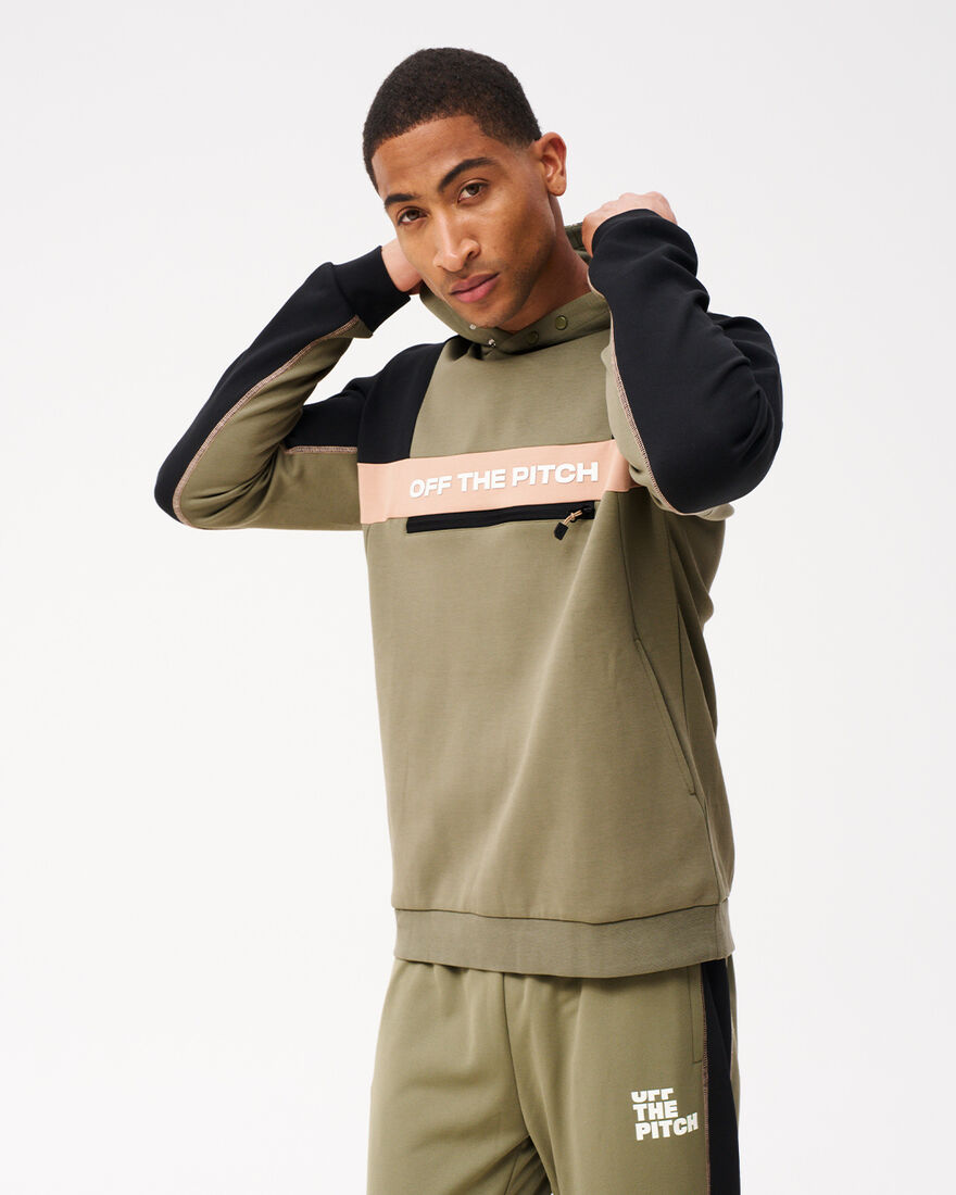 OTP X ROBEY Serge Hoodie, Green, hi-res