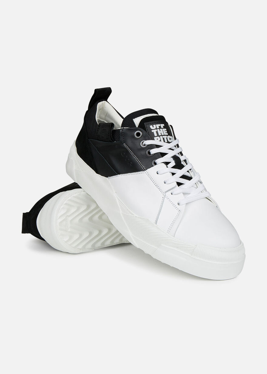 Slice - White/Black - Leather, White/Black, hi-res