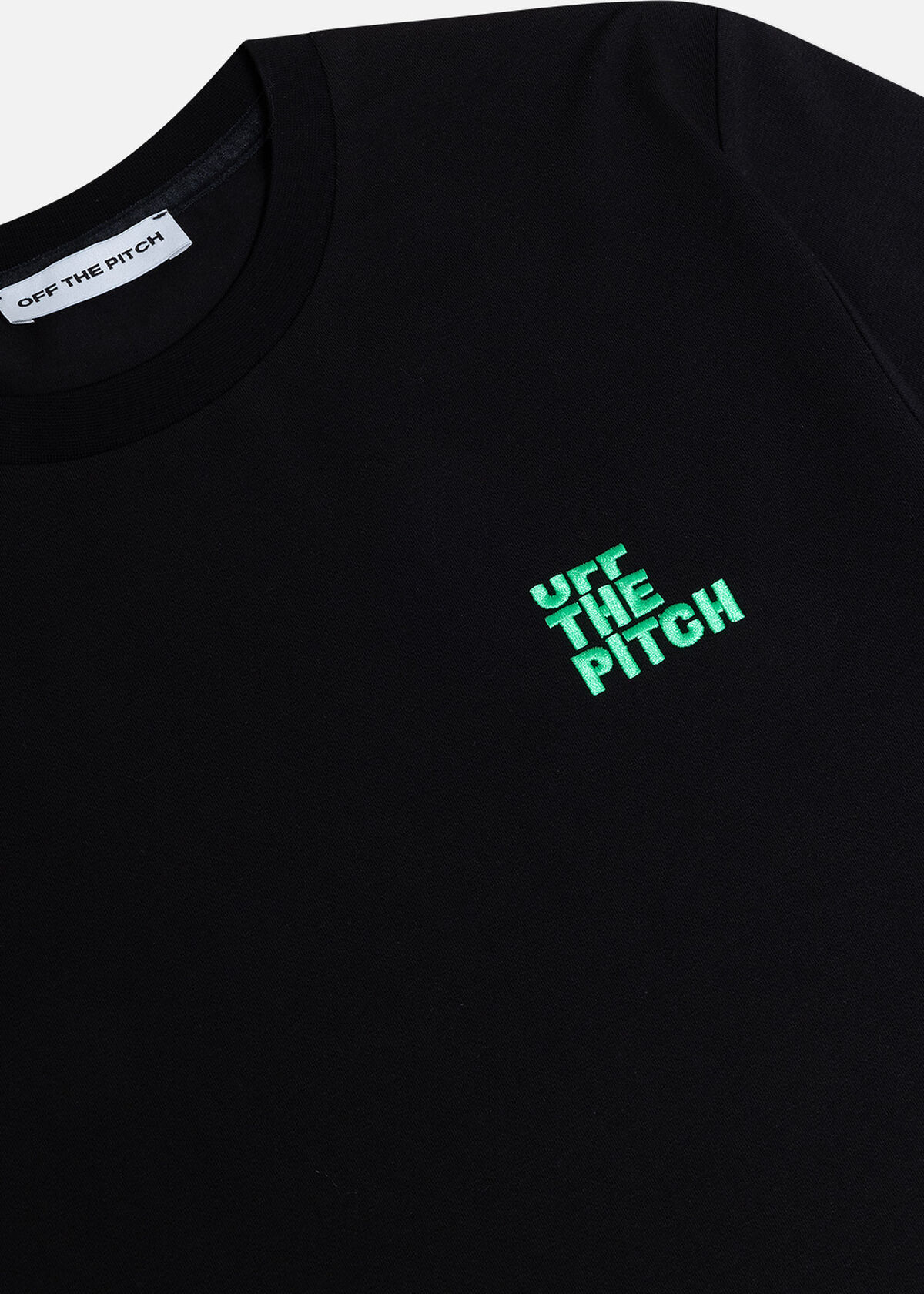 Dotted Fullstop Slim Fit Tee, Black, hi-res