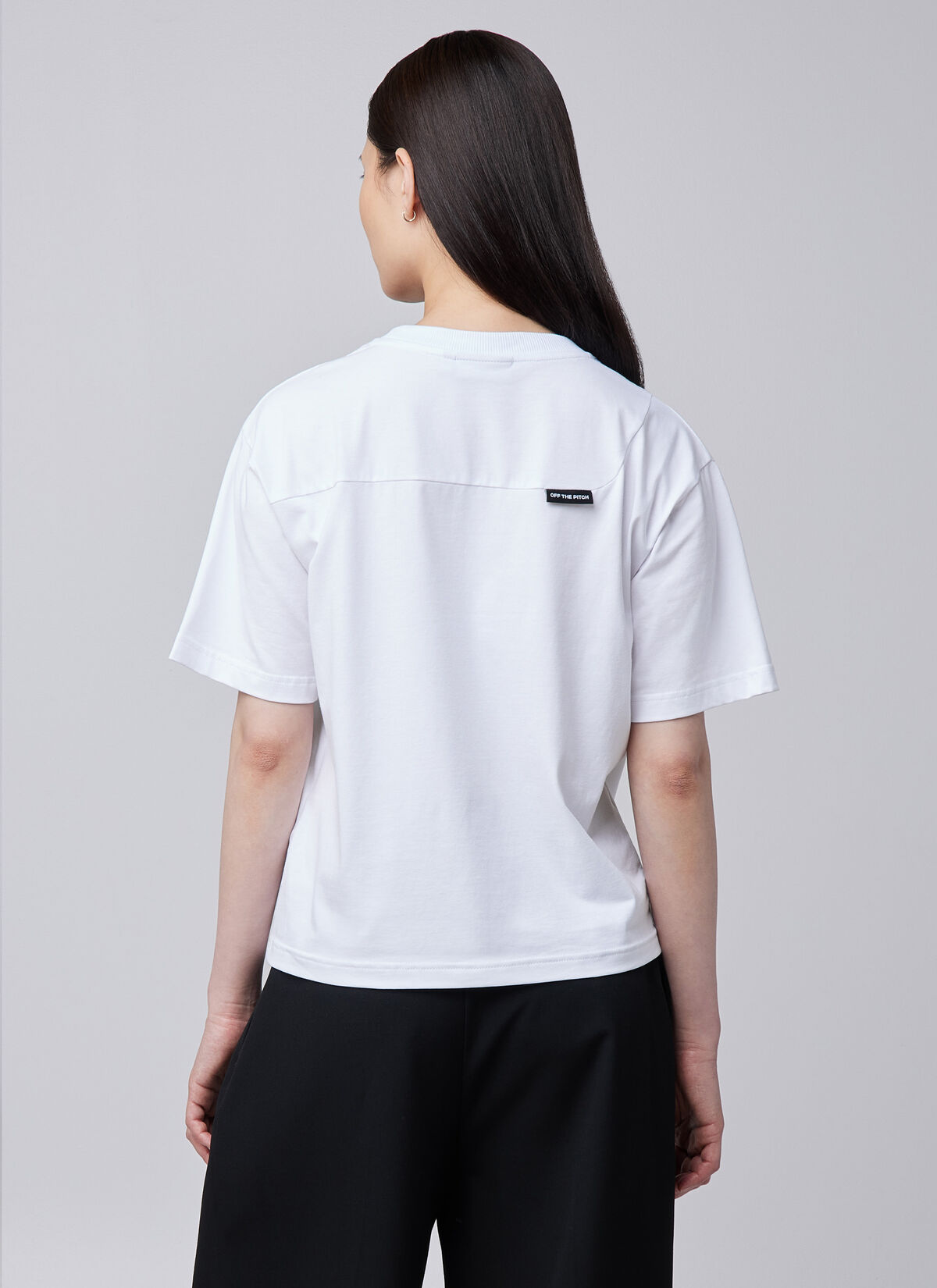 Wardrobe Regular WMNS Tee, White, hi-res