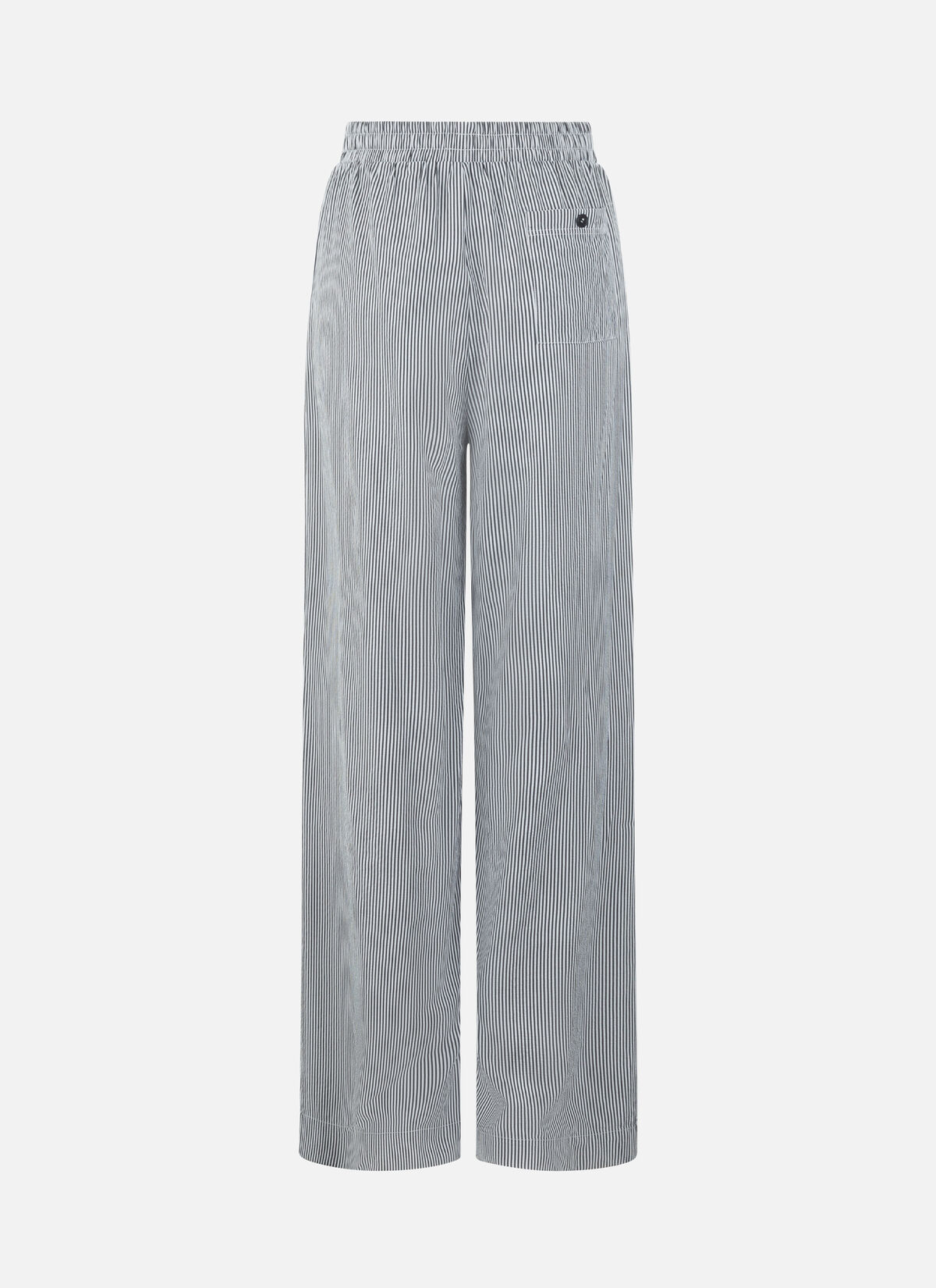 Striped Resort Pants, Black/White, hi-res