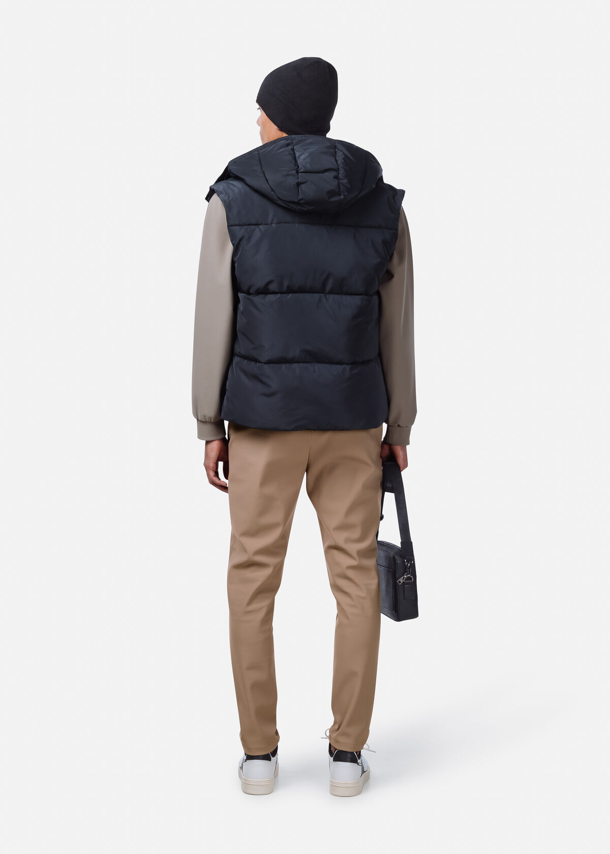 Padded Bodywarmer, Black, hi-res