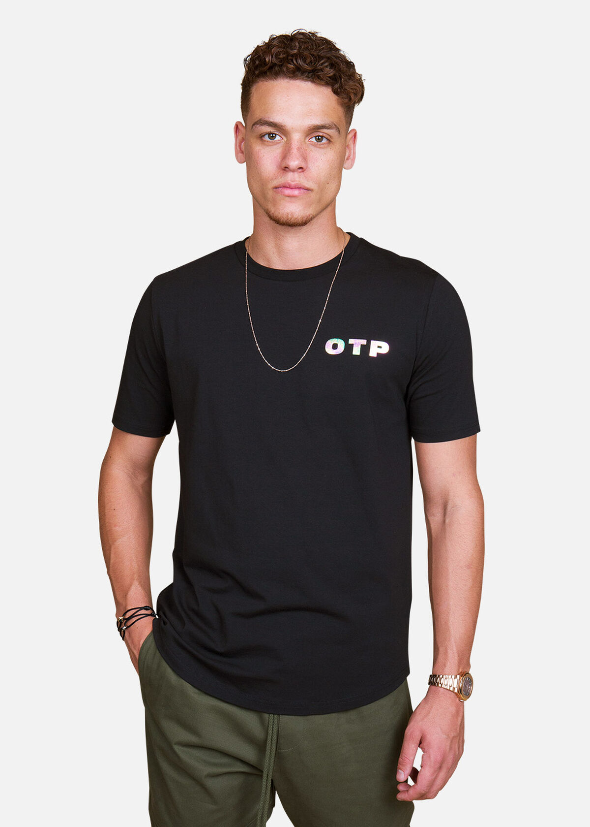 Illuminated Tee, Black, hi-res