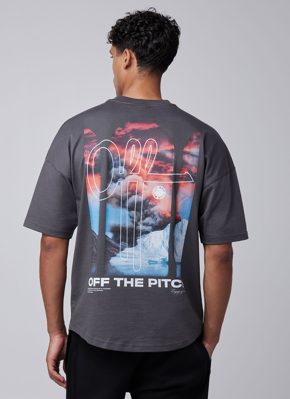 Blaze Oversized Tee, Dark grey, hi-res