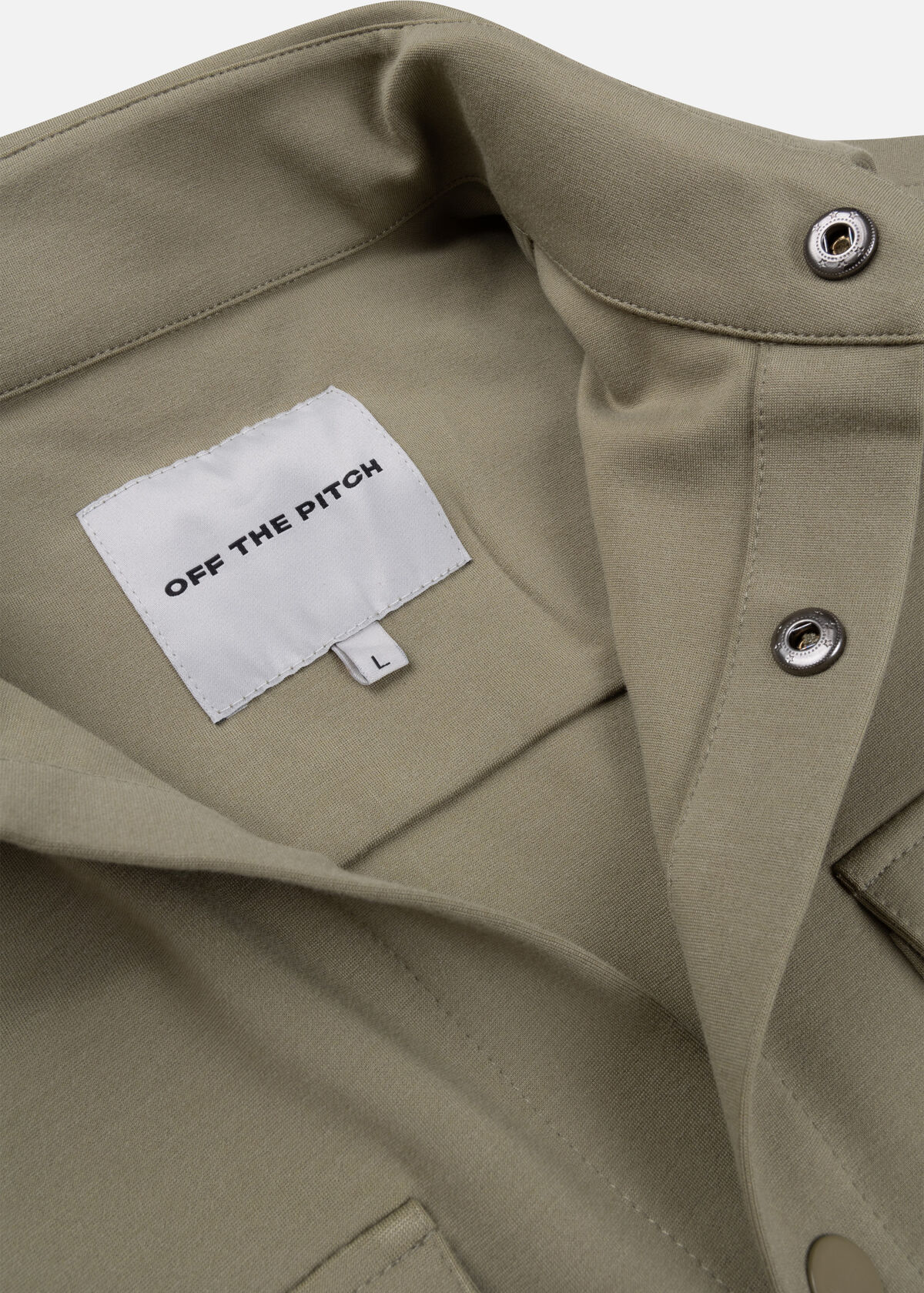 Smart Interlock Overshirt, Dark green, hi-res