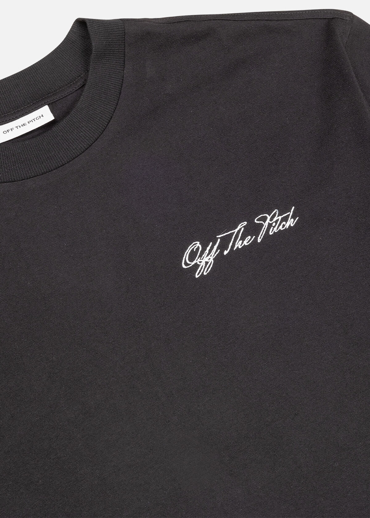 Script Loose Fit Tee Unisex, Black, hi-res