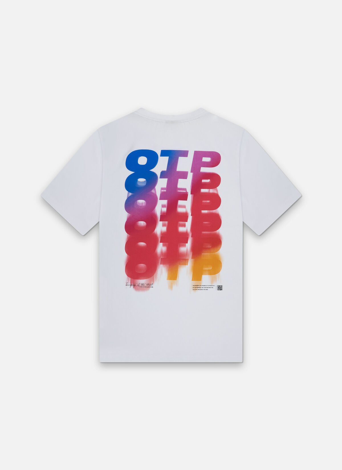 Spectrum Slim Fit Tee, White, hi-res