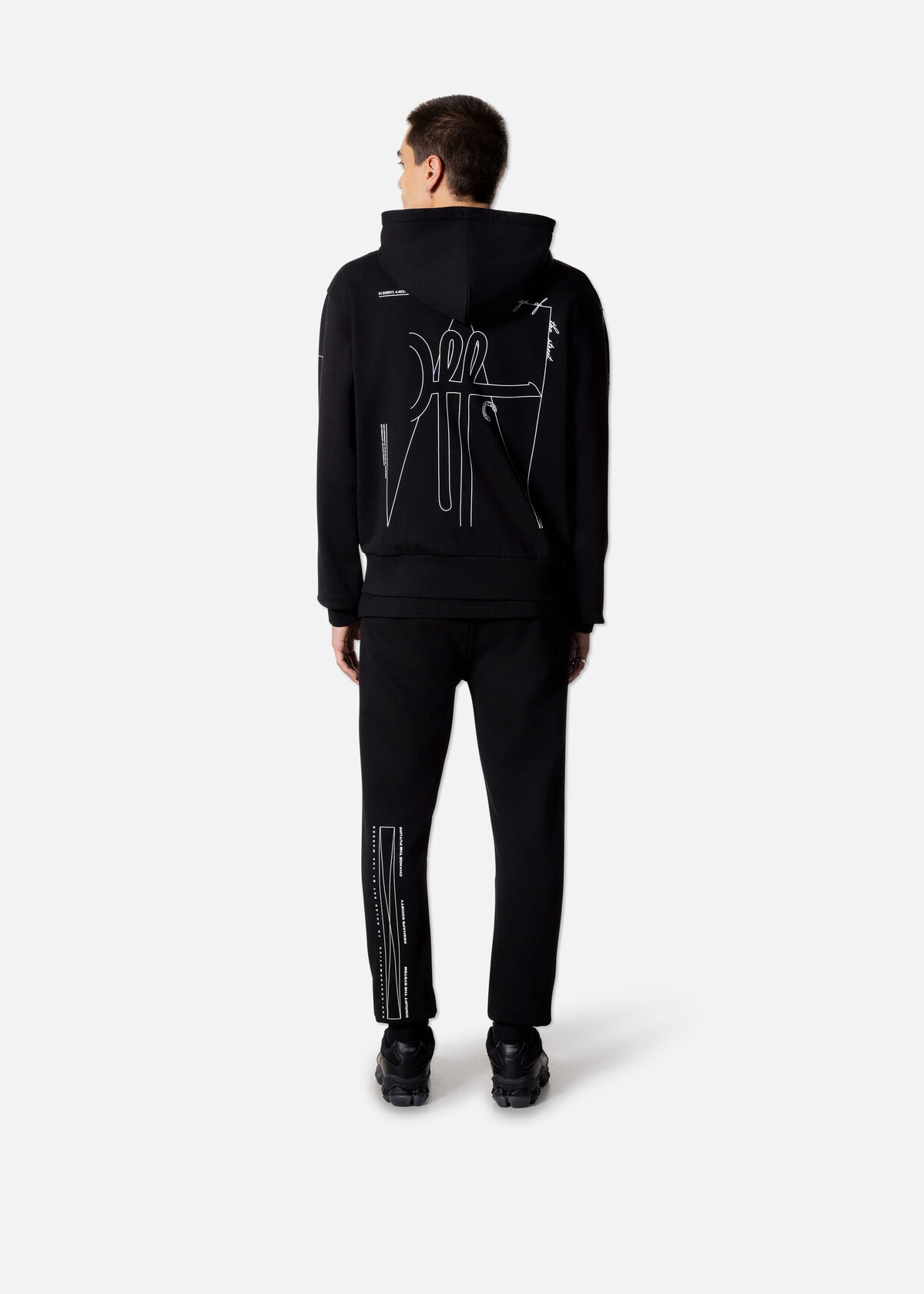 Outline Sweatpants, Black, hi-res