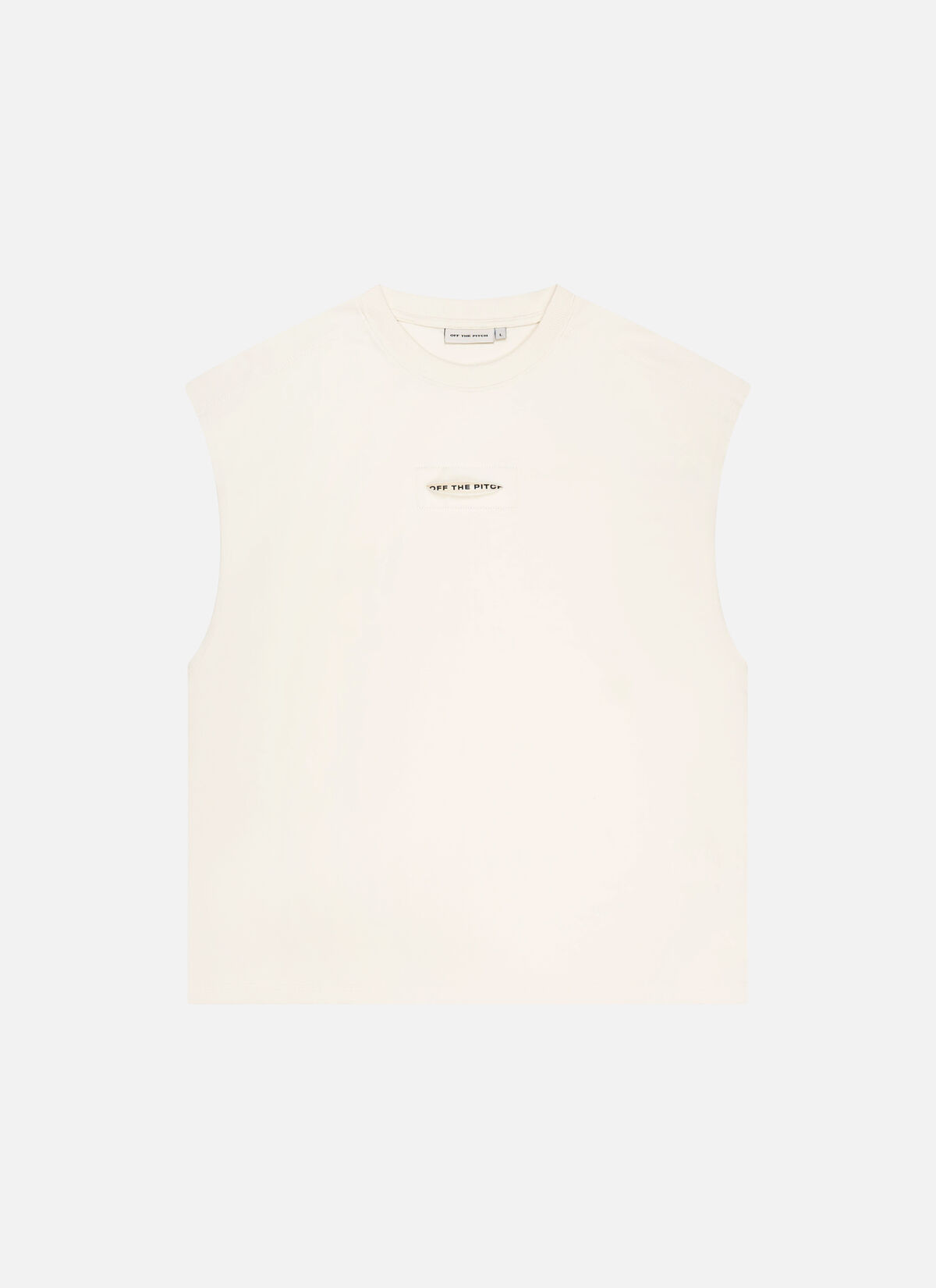Sage Sleeveless Tee, Off white, hi-res
