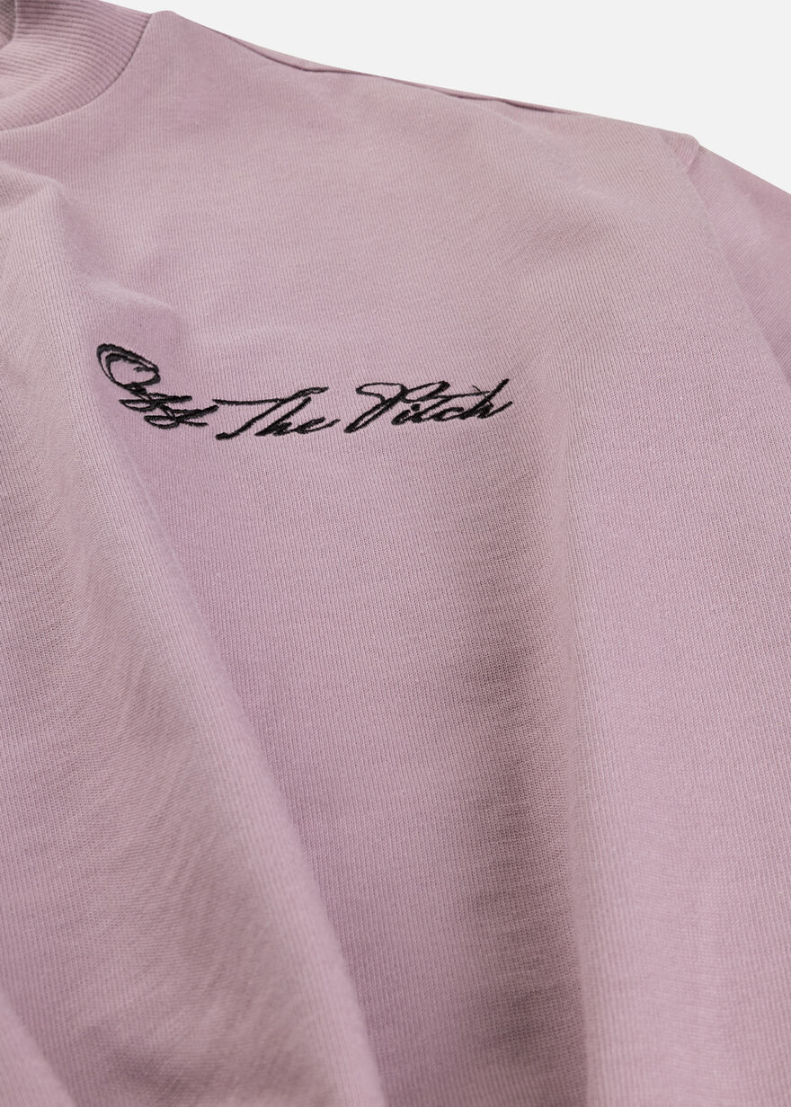 Script Tee Women, Pink/Brown, hi-res