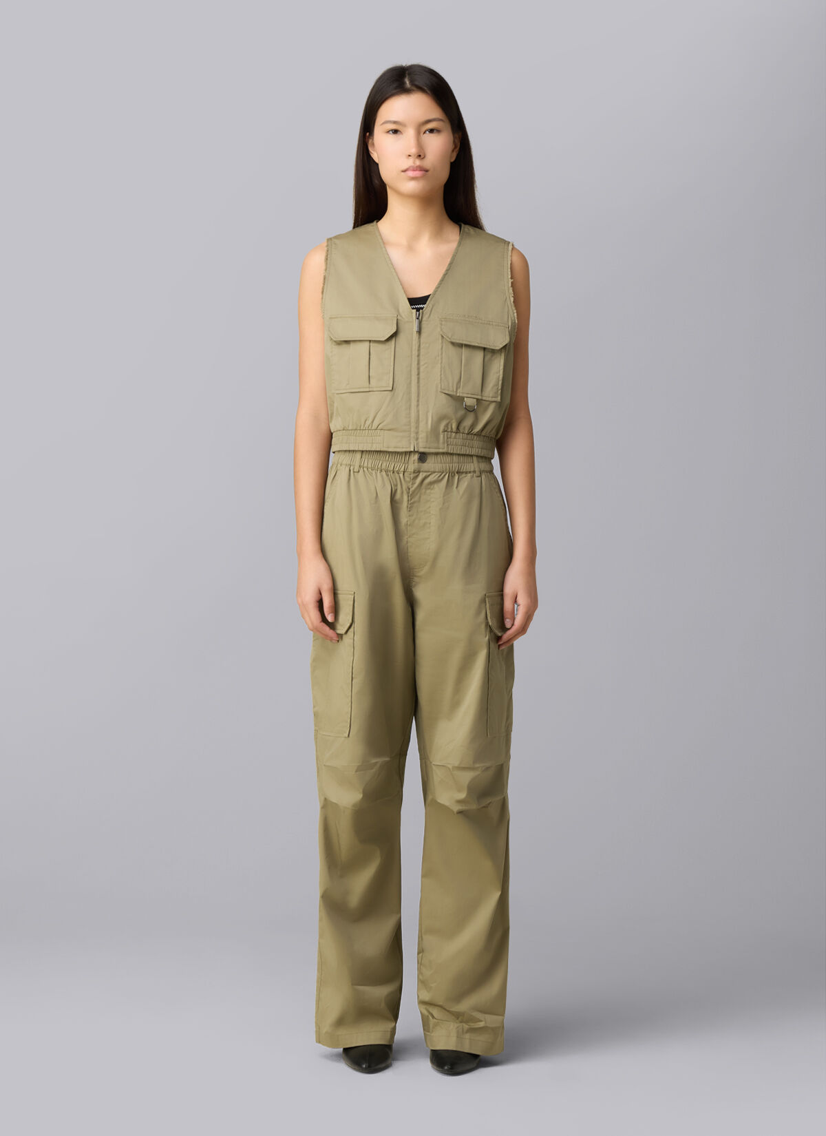 Utility Mira Vest, Neon Mint Green, hi-res