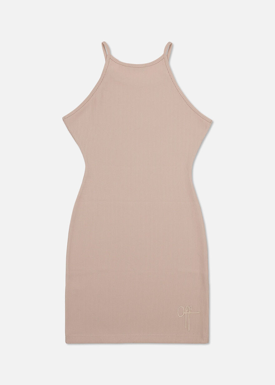 OTP BL Shoulderless Dress, Sand, hi-res