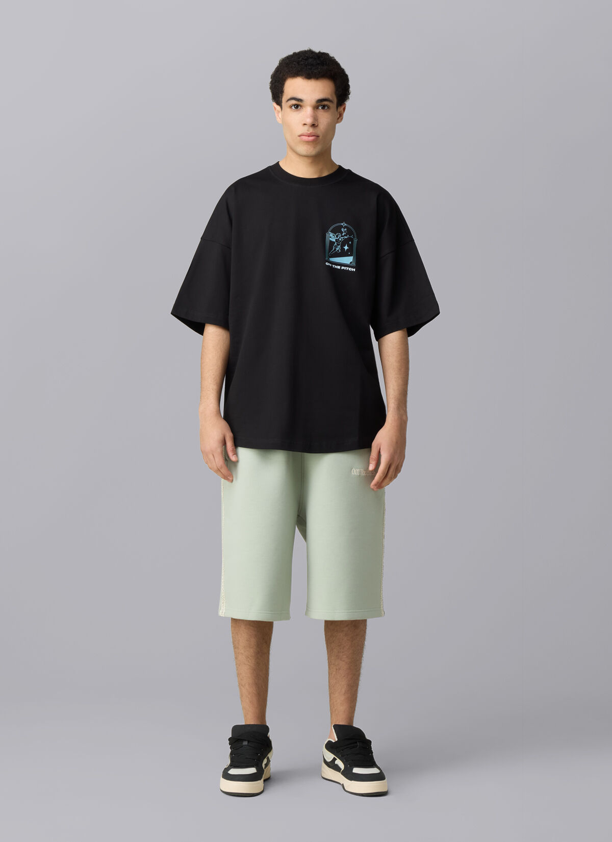 Passage Oversized Fit Tee, Black, hi-res