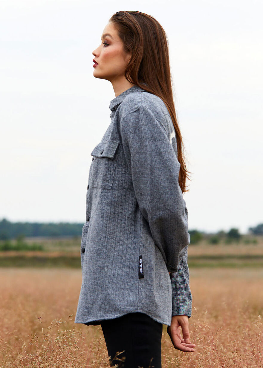 The Defender 1.0 Overshirt, Black/Grey, hi-res