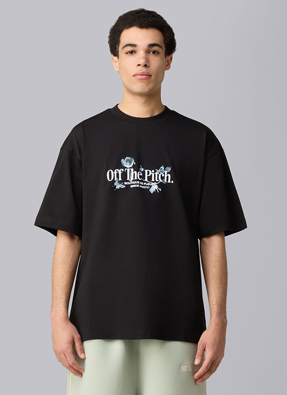 X-Ray Loose Fit Tee, Black, hi-res