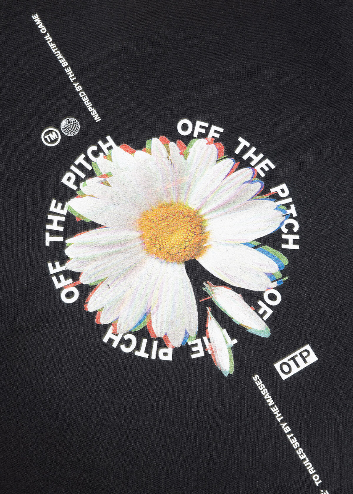 Flower Bomb Oversized Tee - 100% Cotton, Black, hi-res