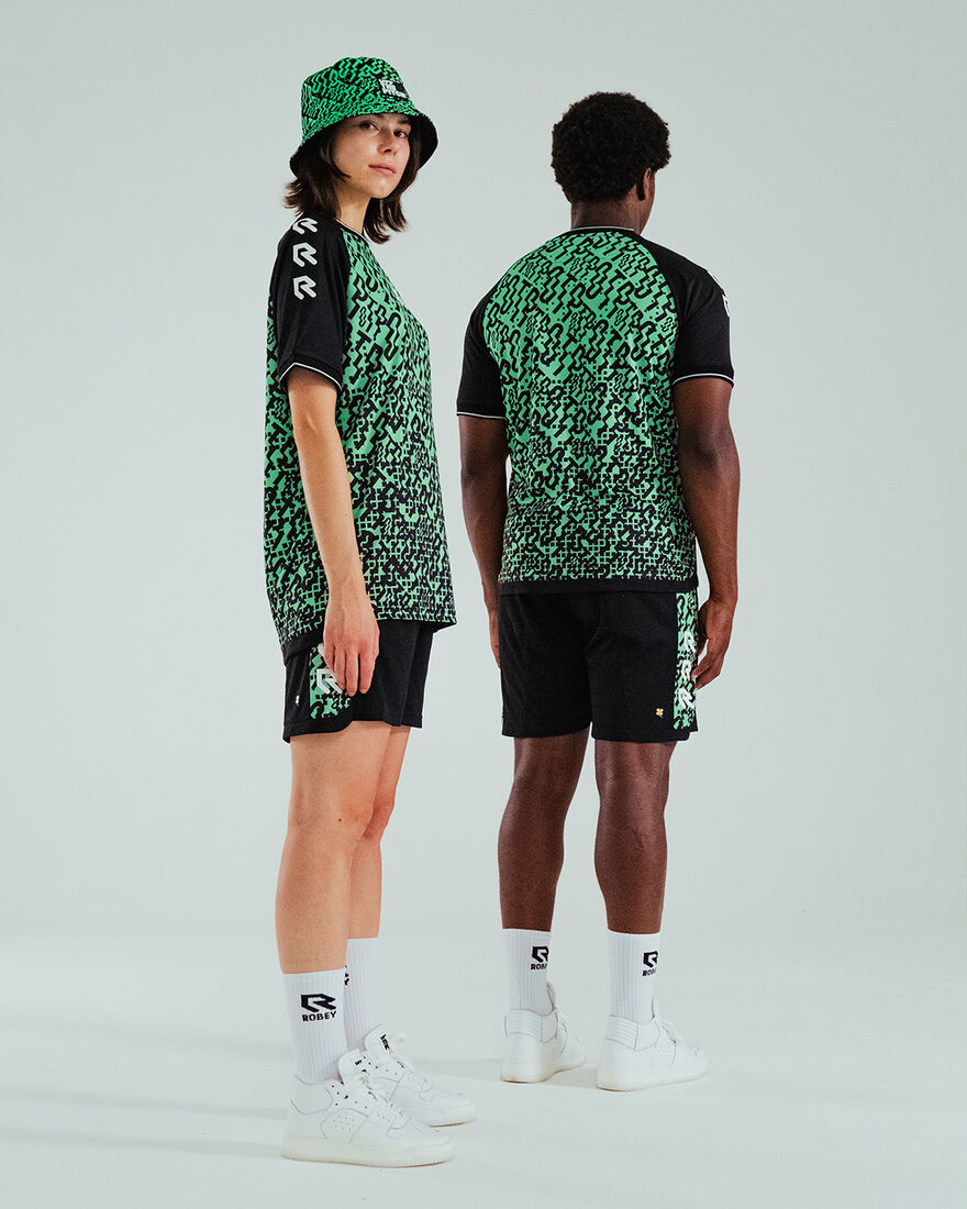 OTP x Robey Davies Festival Short, Black/Green, hi-res