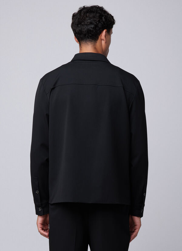 Pleated Overshirt