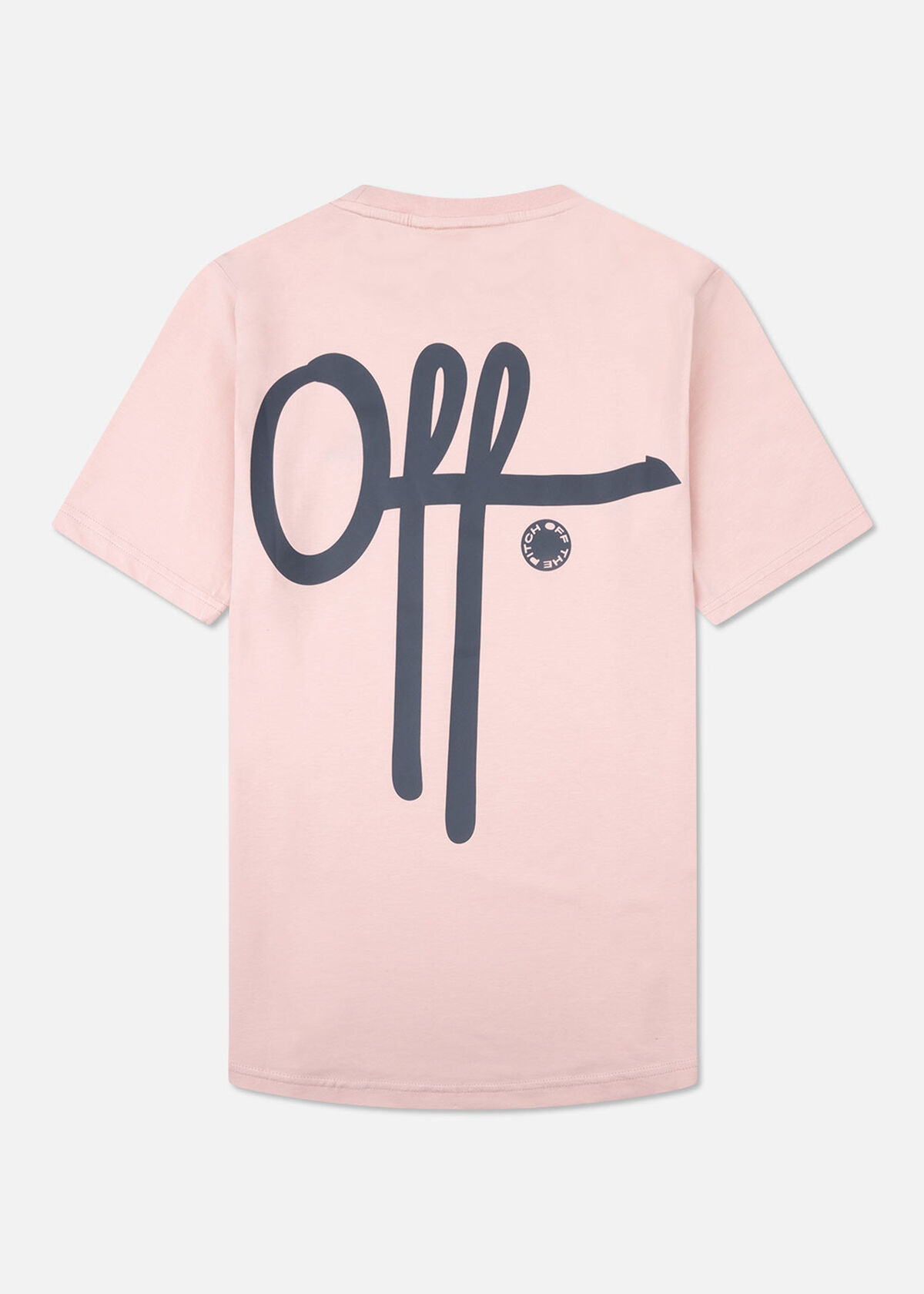 Fullstop Slim Fit Tee, Pink/Silver, hi-res