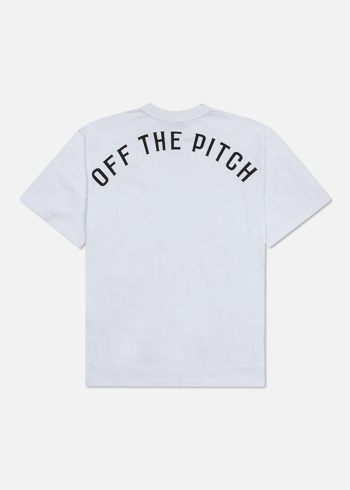 Loose Fit Pitch Tee - 100% Cotton, White, hi-res