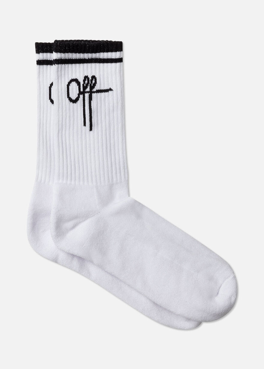 Classic Fullstop Sock, White, hi-res
