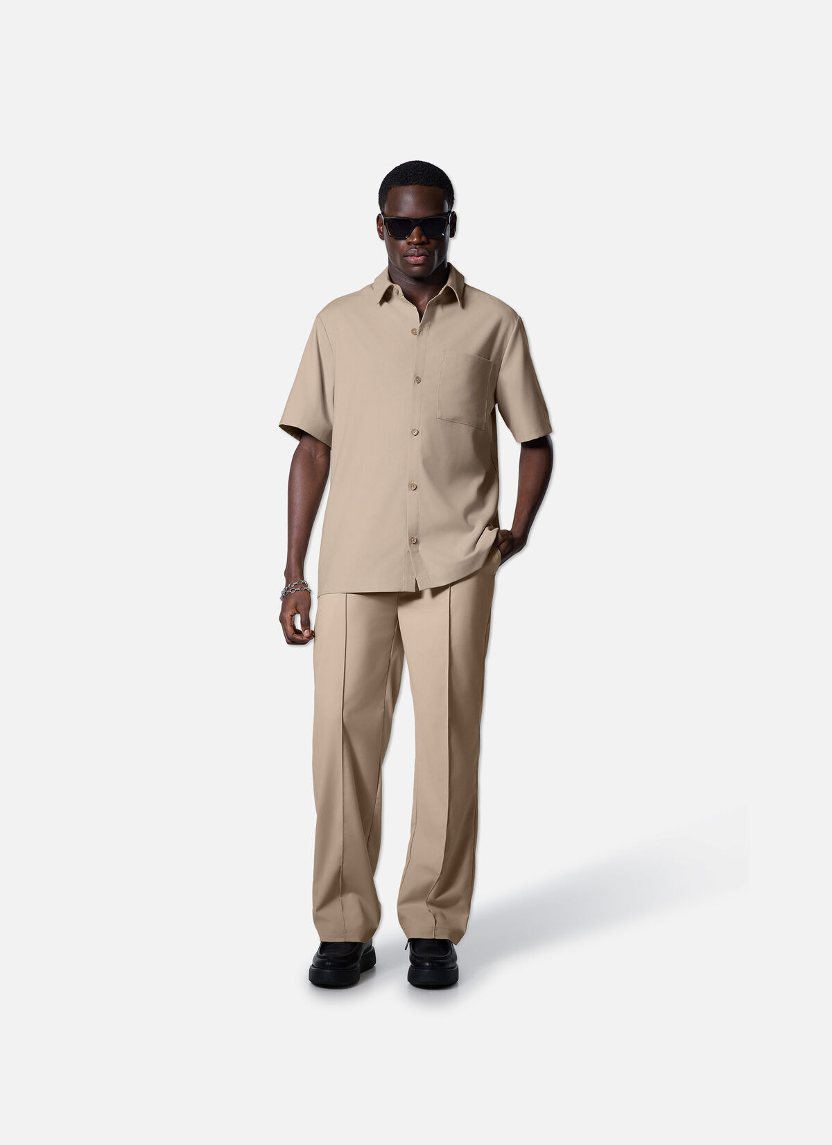 Club Smart Trousers, Sand, hi-res
