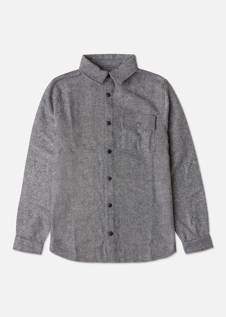 The Defender 1.0 Overshirt, Black/Grey, hi-res