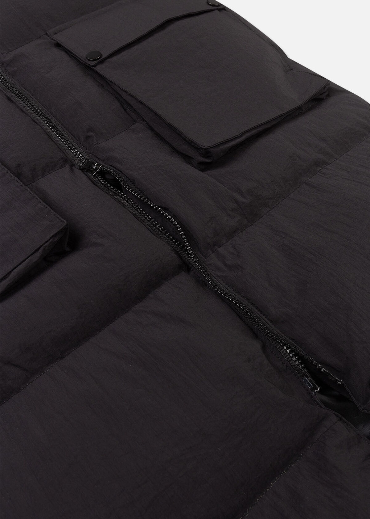 The Phoenix Longline Puffer, Black, hi-res