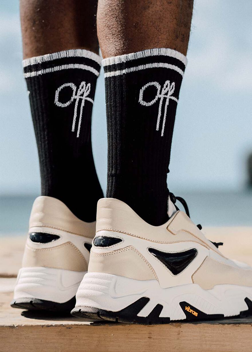 Classic Fullstop Sock, Black, hi-res