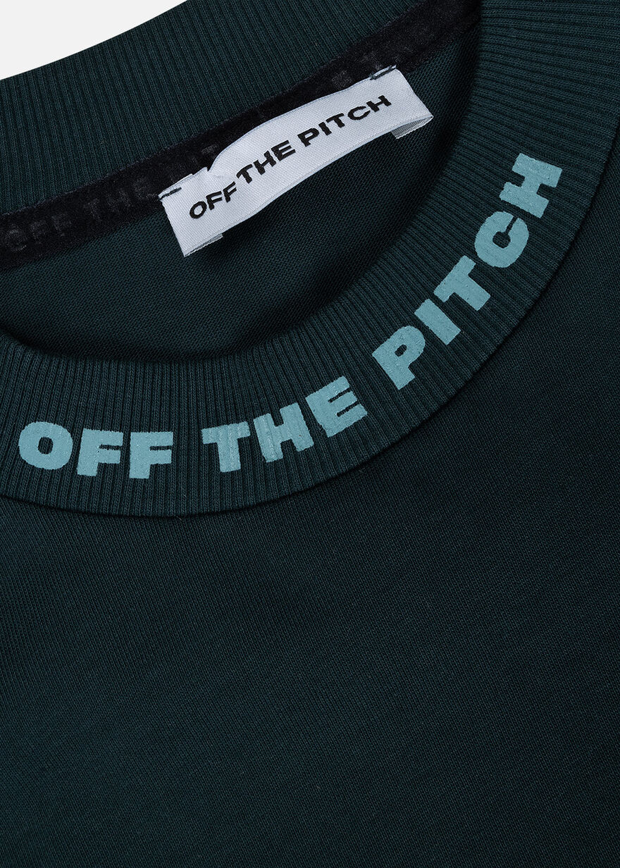 Globe Oversized Longsleeve Tee, Dark green, hi-res
