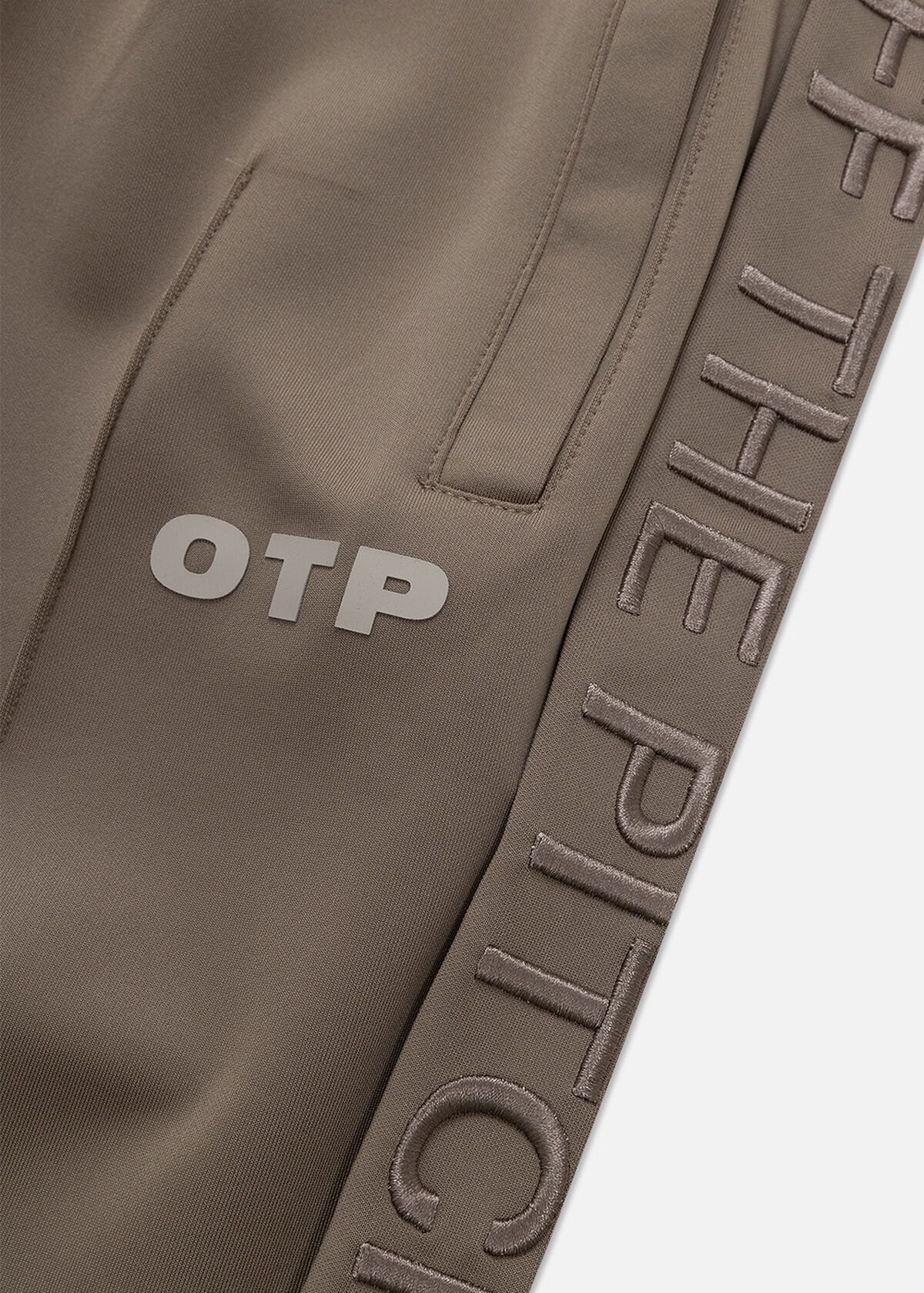 Leisure Track Pants - 95% Polyester / 5% Elastane, Sand, hi-res