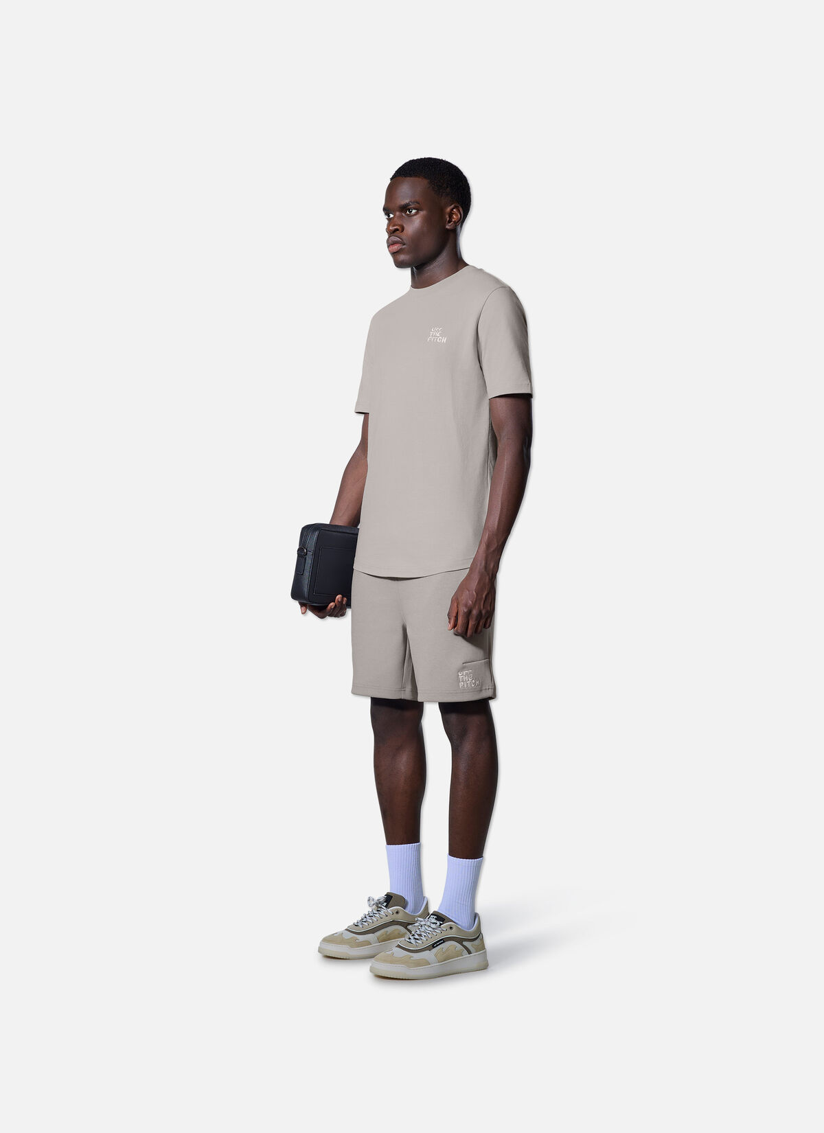 Fullstop Slim Fit Tee, Light Grey, hi-res