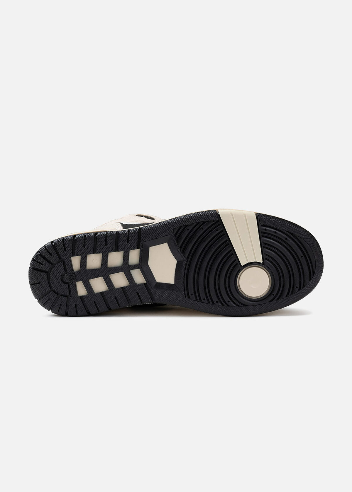 Basketta Hi - Leather/Tumbled Leather, Crème, hi-res