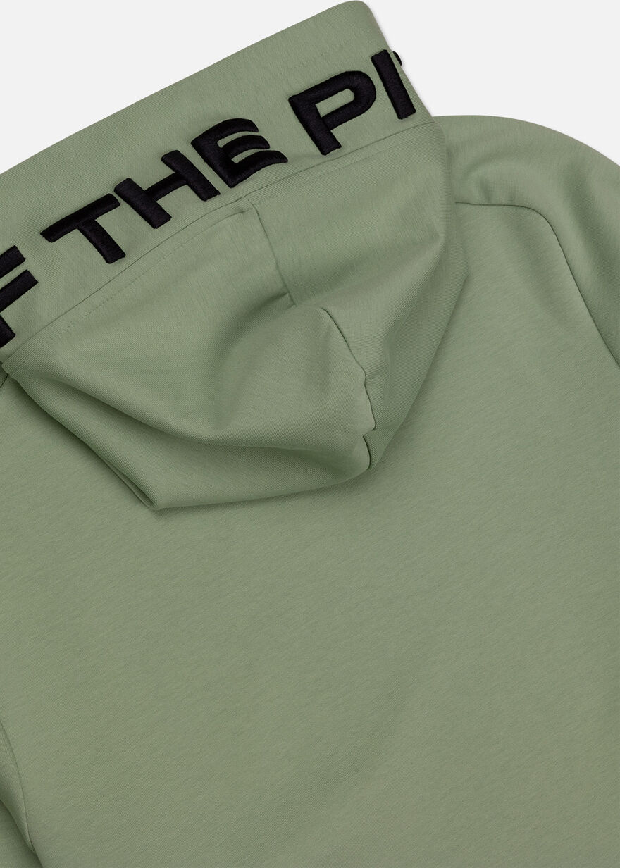 Private Pitch Hood - 75% Cotton / 20% Polyester / , Green/White, hi-res