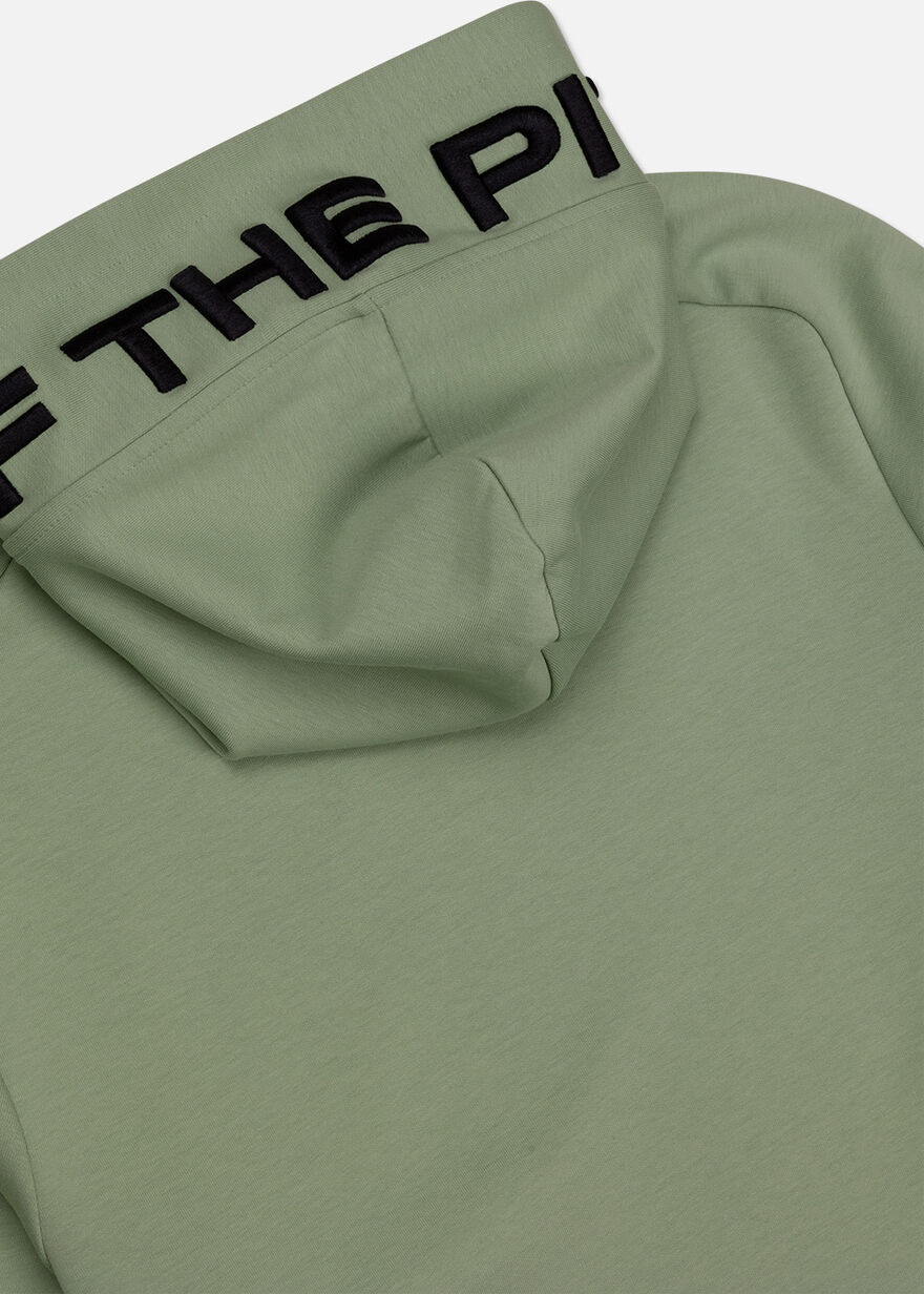 Private Pitch Hood - 75% Cotton / 20% Polyester / , Green/White, hi-res