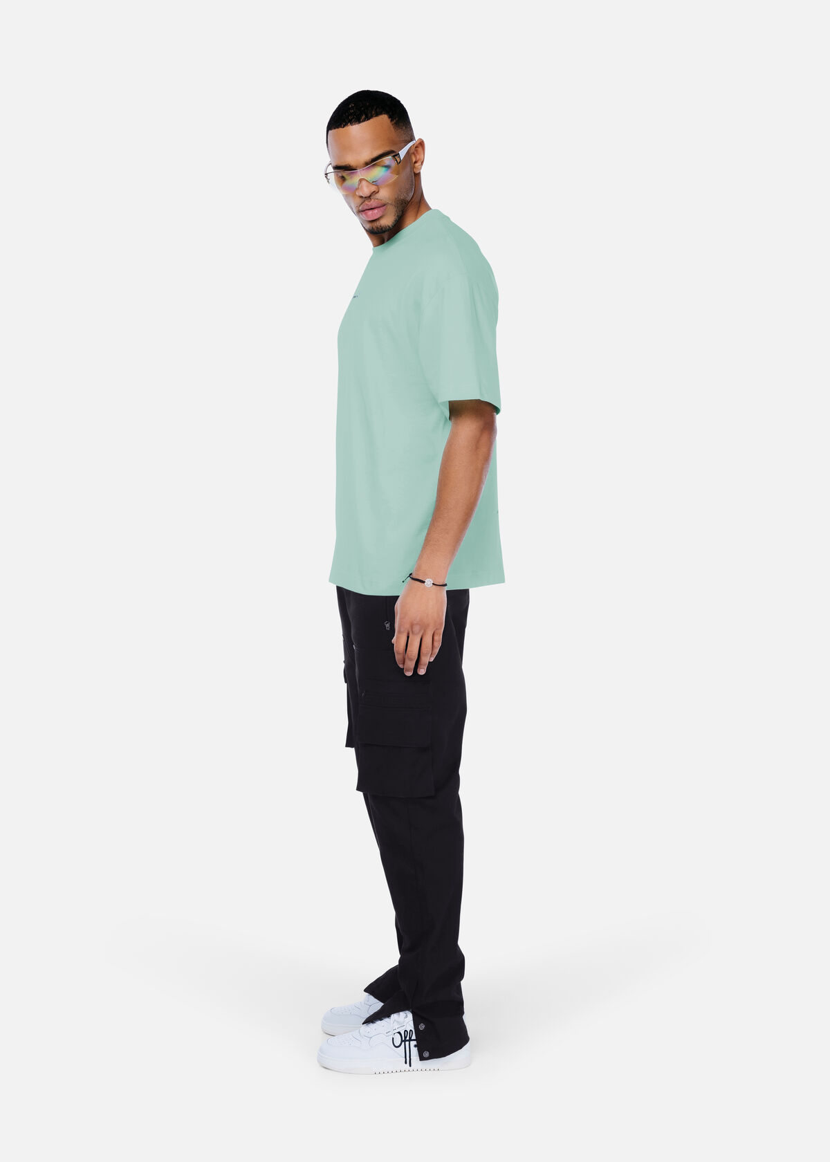 New World Tee, Turquiose, hi-res