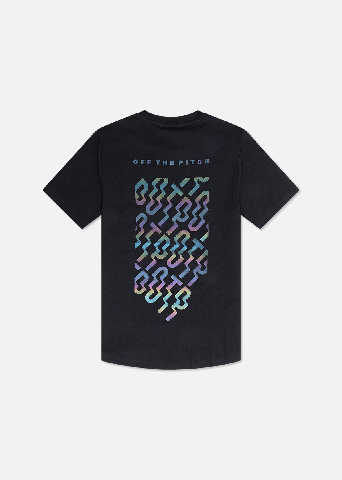 Gradient Backburn Slim Fit Tee, Black, hi-res