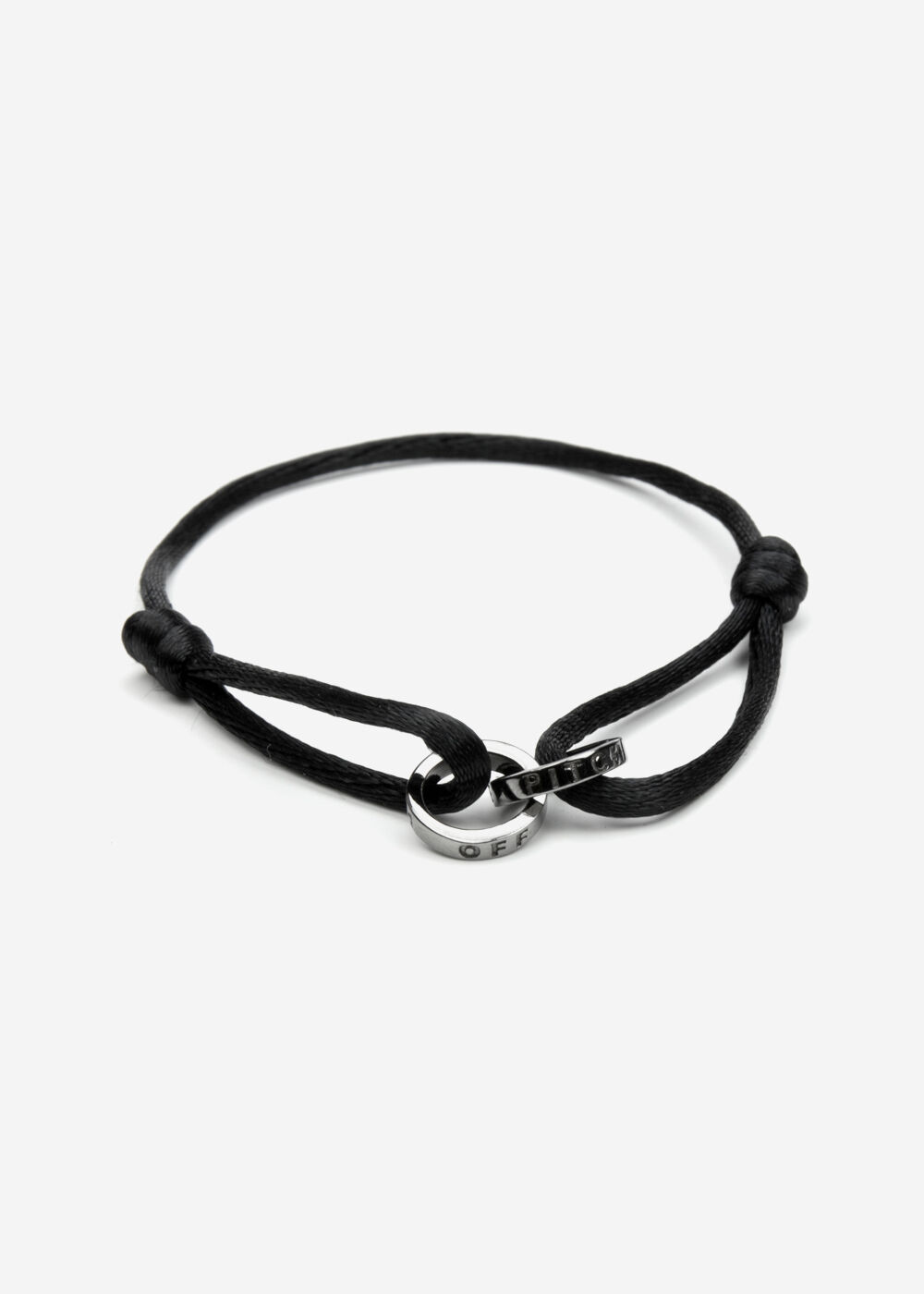 off white bracelet black