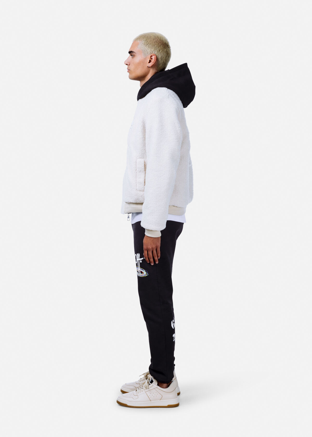 Reversible Bomber Jacket, Black, hi-res