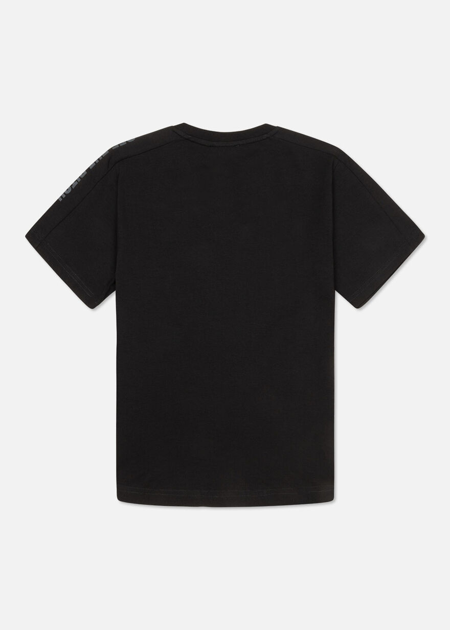 Leisure Slim Fit Tee - 95% Cotton / 5% Elastane, Black, hi-res
