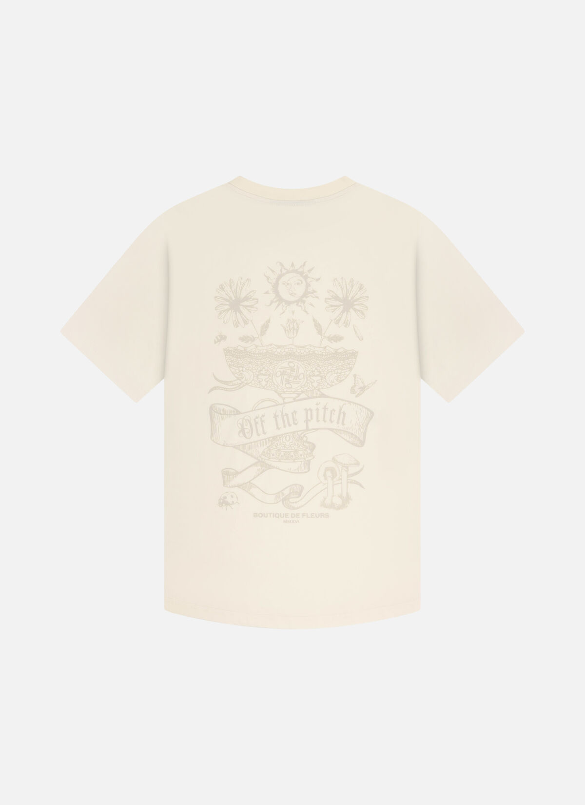 Botanic Slim Fit Tee, Off white, hi-res