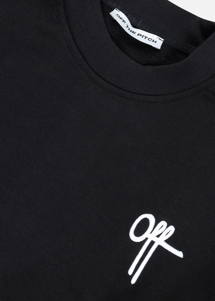 Sweat Bee Crewneck - 65% Cotton / 35% Polyster, Black, hi-res
