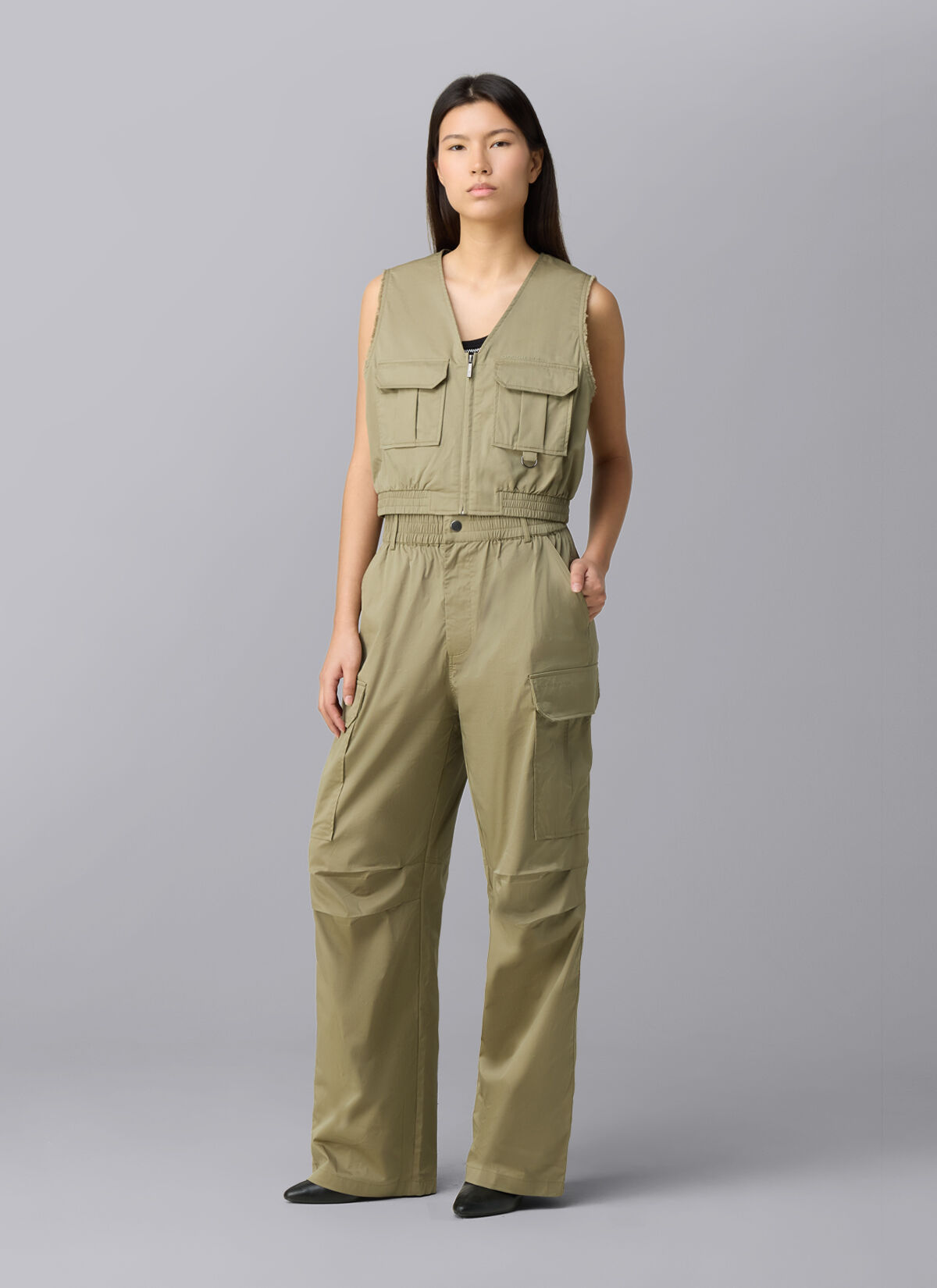 Utility Mira Vest, Neon Mint Green, hi-res