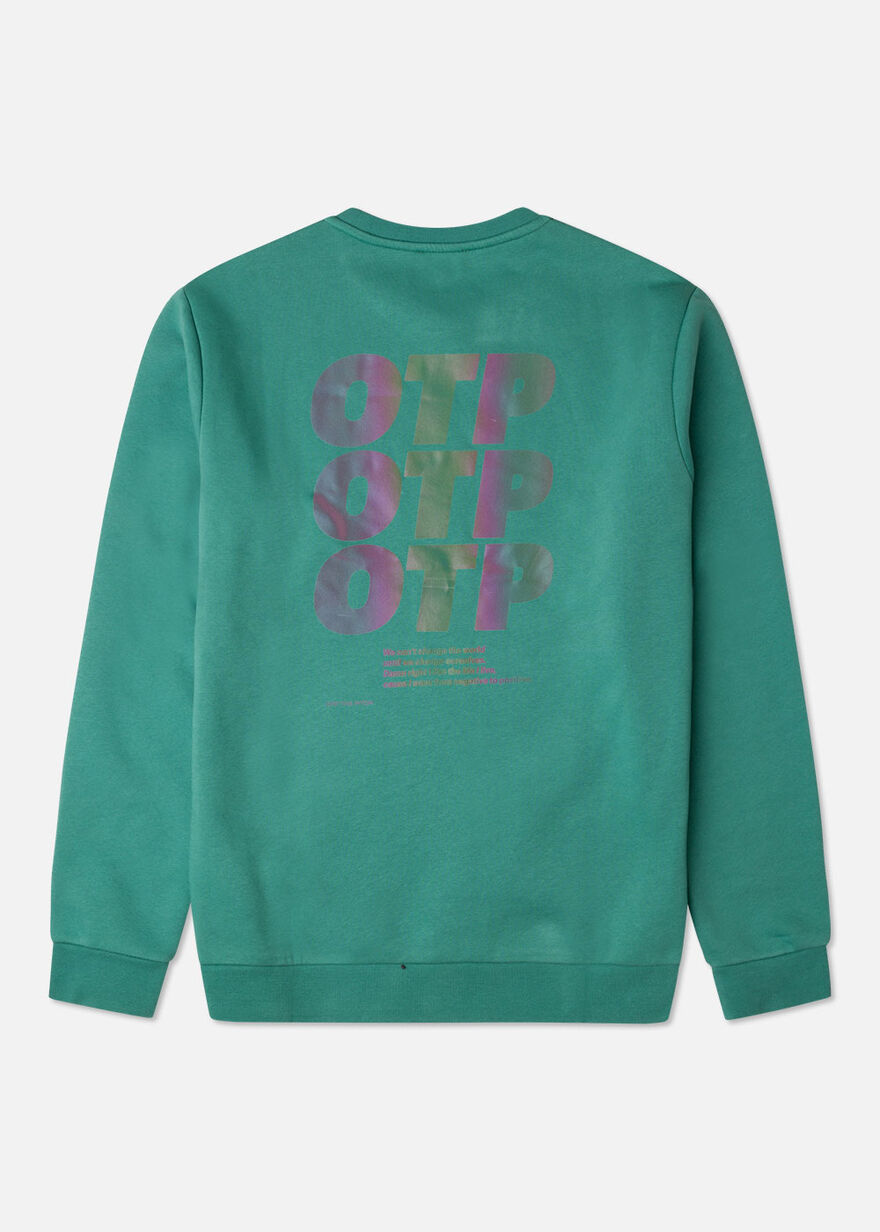 OTP Anniversary Oversized Crew, Green, hi-res