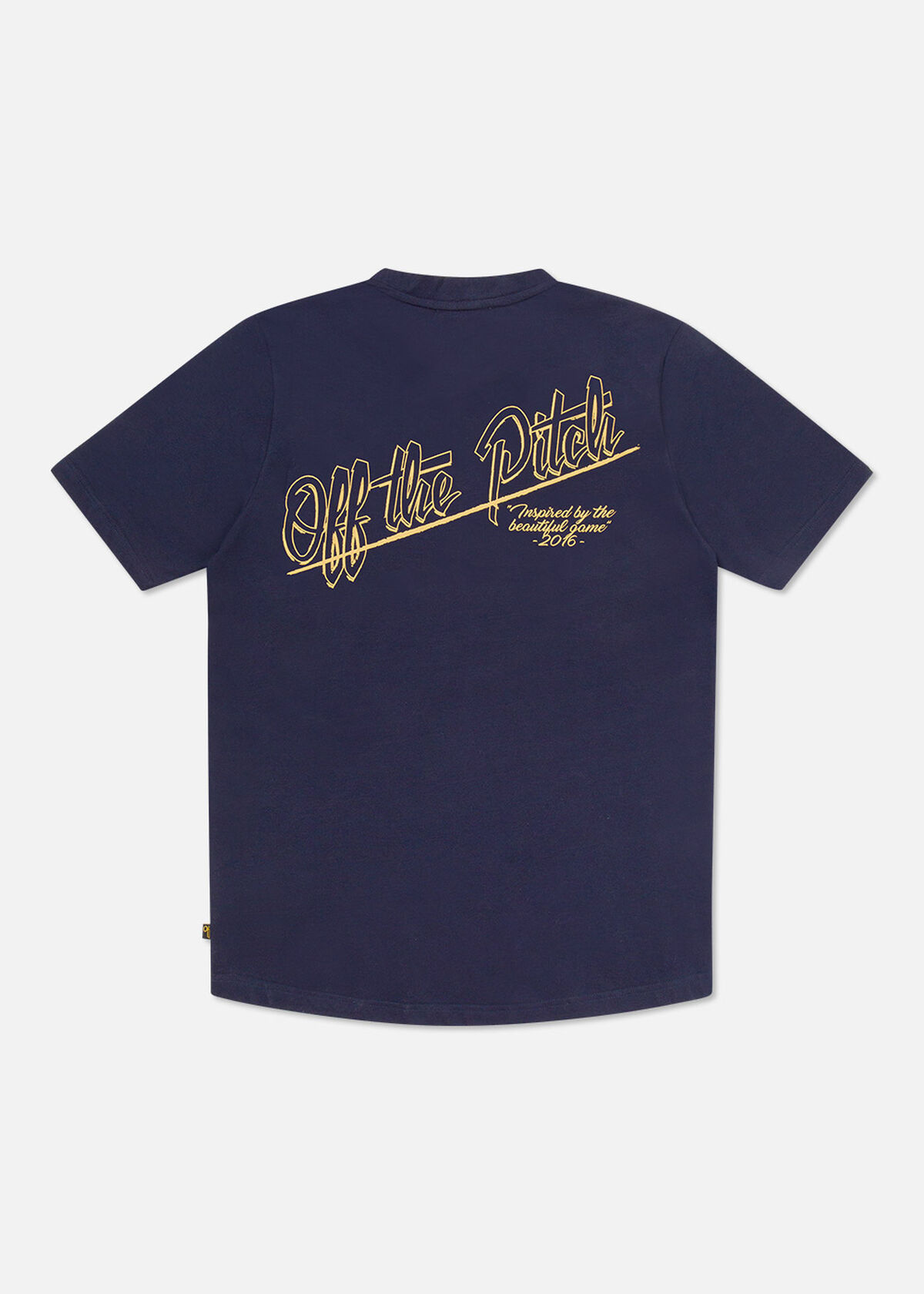The Script Tee, Navy, hi-res